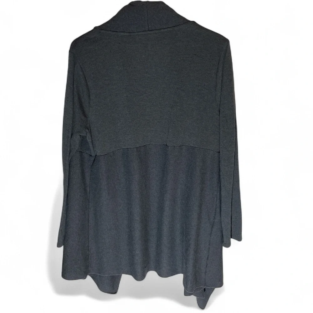 V9- Coldwater Creek Plus 1X Elegant Gray Women's Sweater